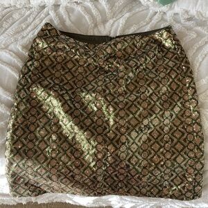 Sequin mini skirt